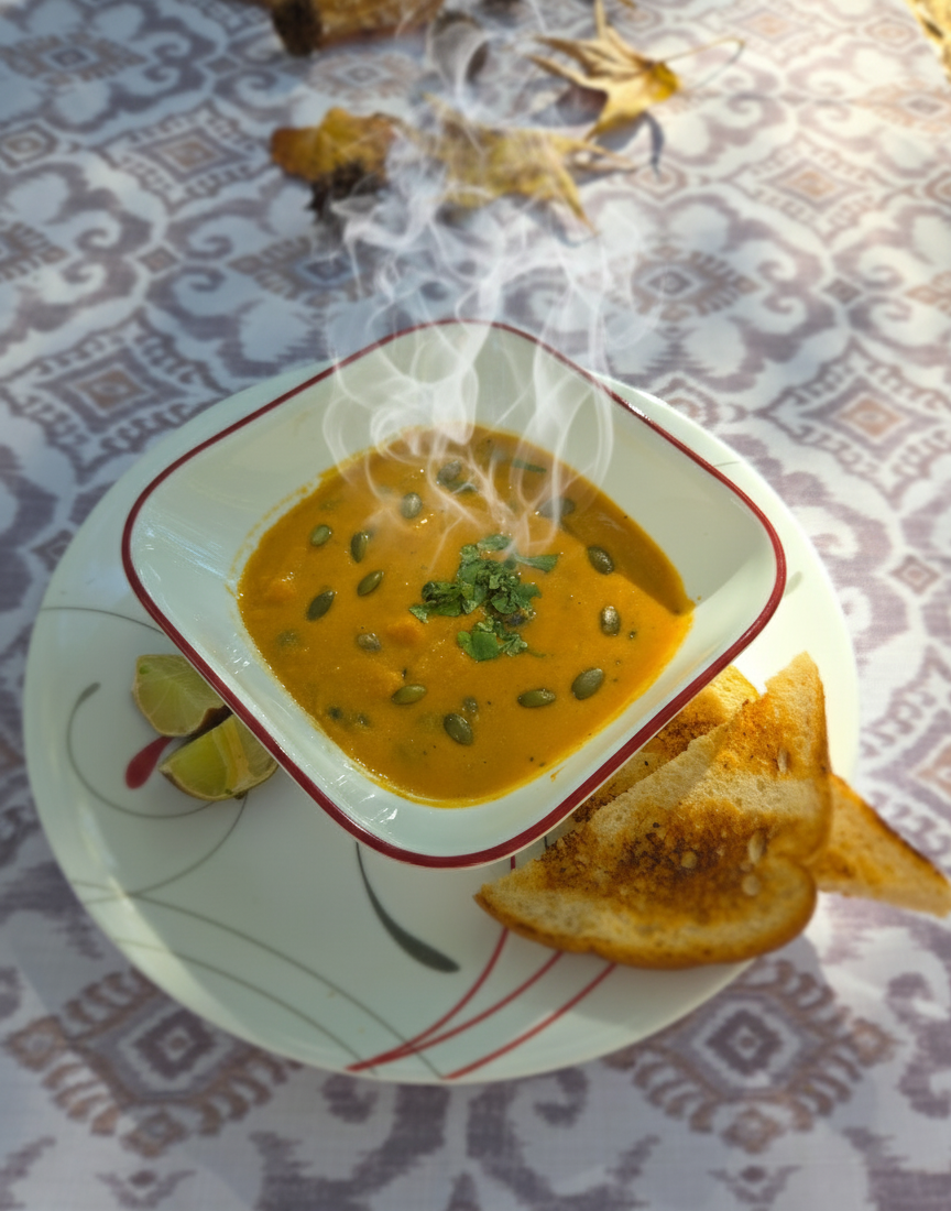 Sweet Potato Peanut Curry Soup Recipe: Creamy, Exotic and So Satisfying